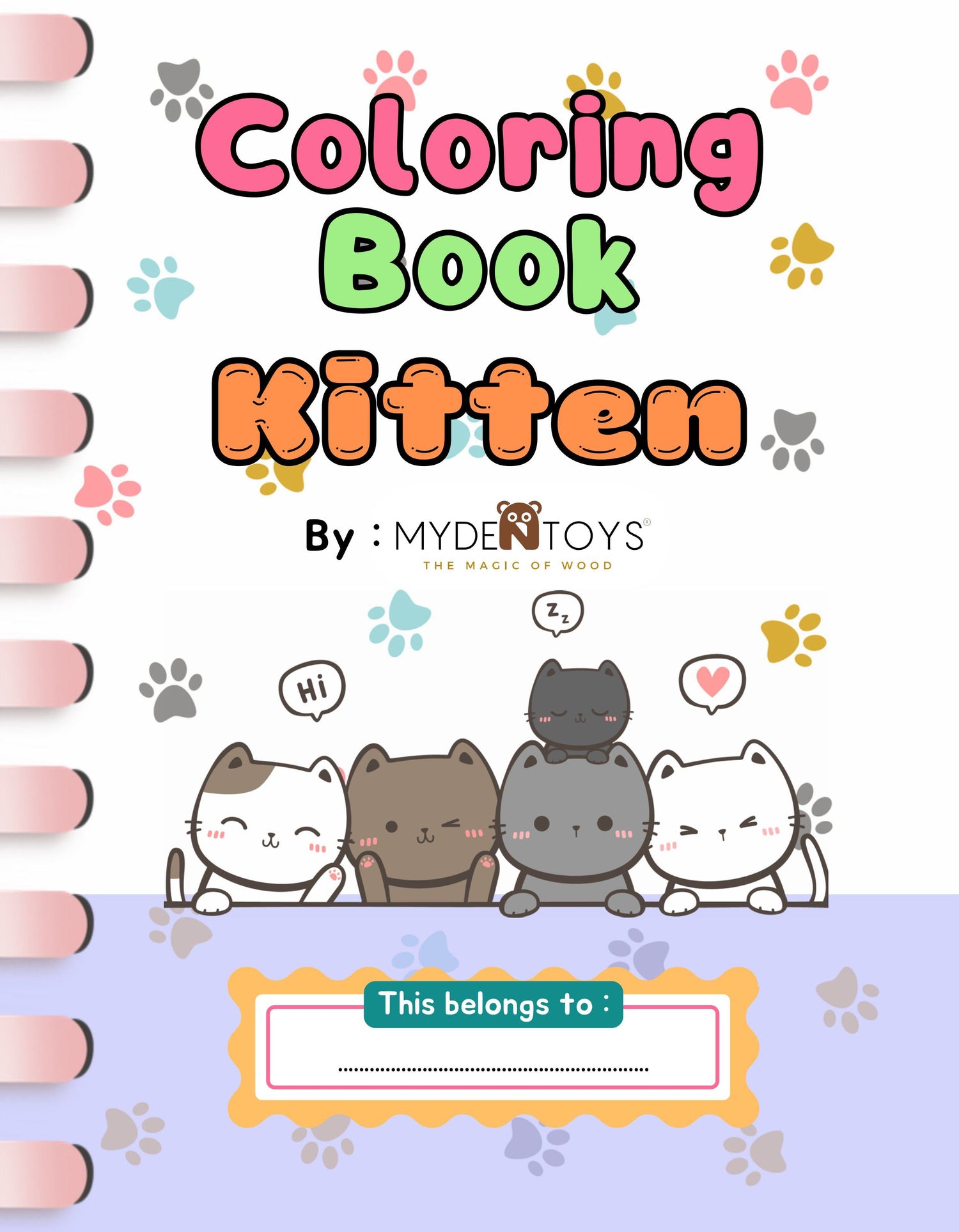 Unleash Your Creativity with a Charming Kitten Coloring Book - An Artistic Journey Awaits!