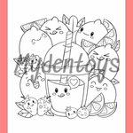 Beverage Coloring Book - Free Dowload