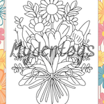 Flowers Coloring Book - Free Dowload