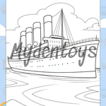 Transports Coloring Book - Free Dowload