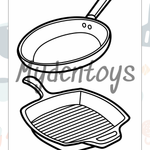 Cozy Kitchen Coloring Book - Free Dowload