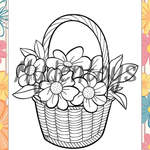 Flowers Coloring Book - Free Dowload