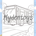 Transports Coloring Book - Free Dowload