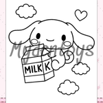 Cinnamoroll Coloring Book - Free Dowload