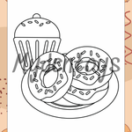 Bakery Coloring Book - Free Dowload