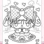 My Melody Coloring Book - Free Dowload