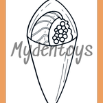 Sushi Coloring Book - Free Printable