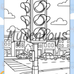 Transports Coloring Book - Free Dowload