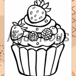Bakery Coloring Book - Free Dowload