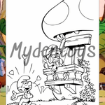 The Smurfs Coloring Book - Free Dowload