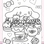 Cinnamoroll Coloring Book - Free Dowload