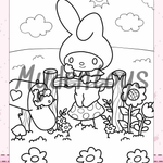 My Melody Coloring Book - Free Dowload