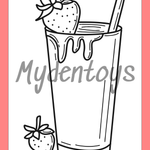 Beverage Coloring Book - Free Dowload