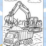 Transports Coloring Book - Free Dowload