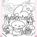 My Melody Coloring Book - Free Dowload