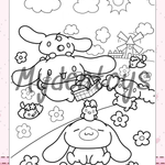 Cinnamoroll Coloring Book - Free Dowload