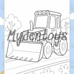 Transports Coloring Book - Free Dowload