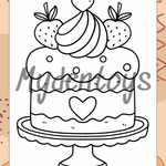 Bakery Coloring Book - Free Dowload