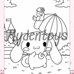 Cinnamoroll Coloring Book - Free Dowload