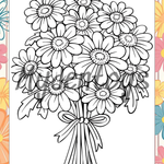 Flowers Coloring Book - Free Dowload