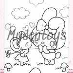 My Melody Coloring Book - Free Dowload