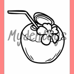 Beverage Coloring Book - Free Dowload