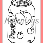 Beverage Coloring Book - Free Dowload