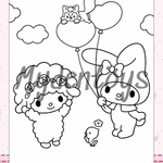 My Melody Coloring Book - Free Dowload
