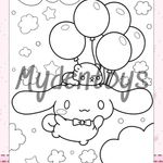 Cinnamoroll Coloring Book - Free Dowload