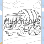 Transports Coloring Book - Free Dowload