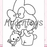 My Melody Coloring Book - Free Dowload
