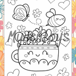Flowers Coloring Book - Free Dowload