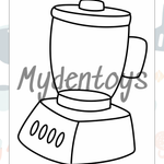 Cozy Kitchen Coloring Book - Free Dowload