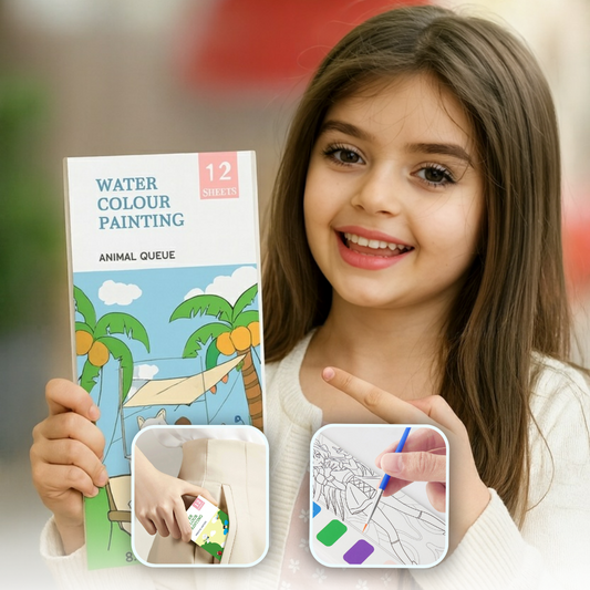 Pocket Watercolor Fun Book - 12 pages