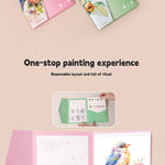 Kids Watercolor Graffiti Painting Book – 12 Color Set