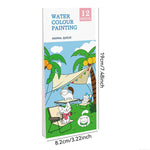 Pocket Watercolor Fun Book - 12 pages