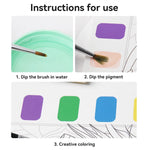 Pocket Watercolor Fun Book - 12 pages