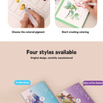 Kids Watercolor Graffiti Painting Book – 12 Color Set