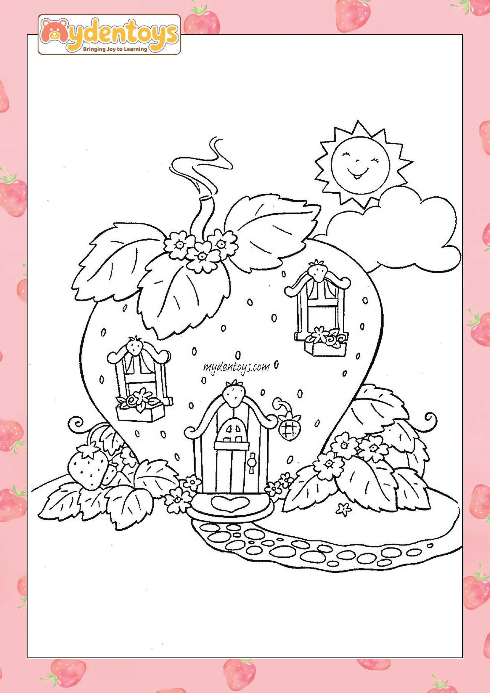 Strawberry Shortcake Coloring Book – Free Printable for Kids!