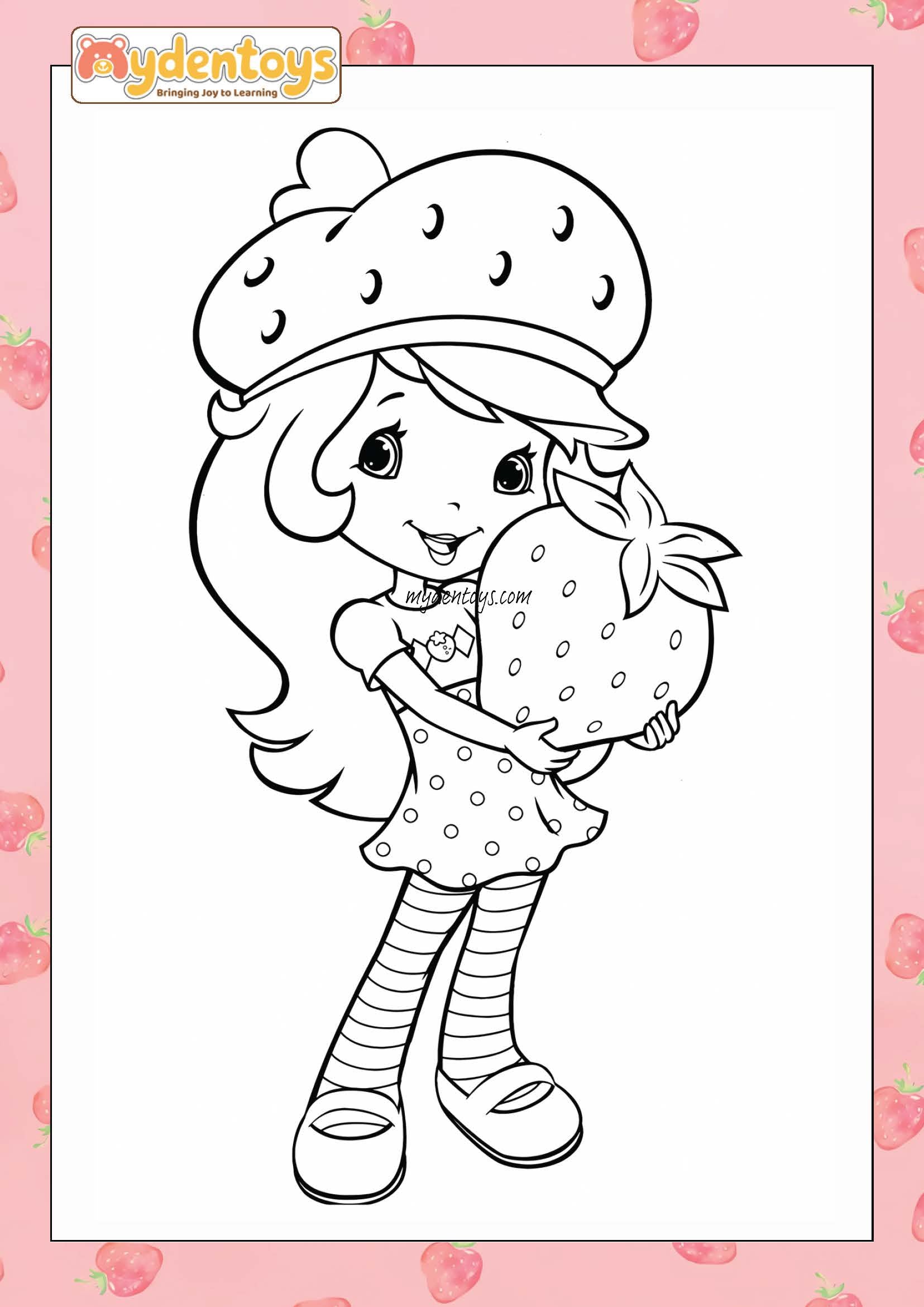 Strawberry Shortcake Coloring Book – Free Printable for Kids!