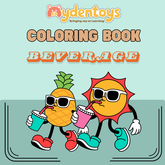 Beverage Coloring Book - Free Dowload