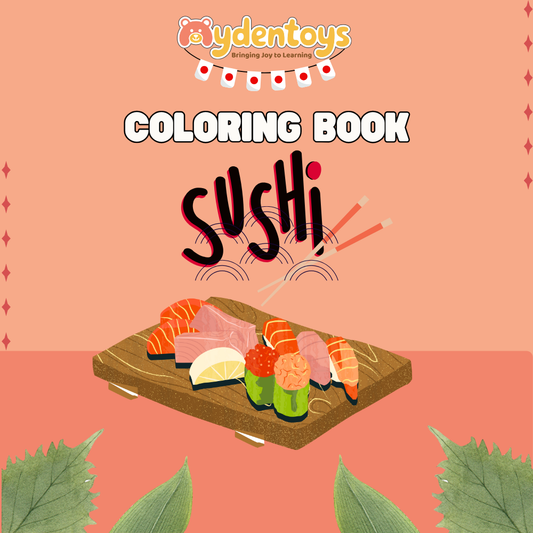 Sushi Coloring Book - Free Printable