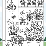 Plants Coloring Book - Free Download
