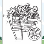 Plants Coloring Book - Free Download