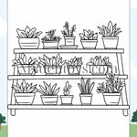 Plants Coloring Book - Free Download