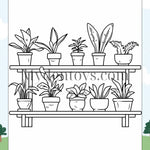 Plants Coloring Book - Free Download