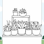 Plants Coloring Book - Free Download