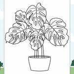 Plants Coloring Book - Free Download