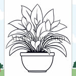 Plants Coloring Book - Free Download